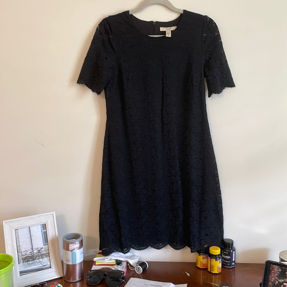 Lace black dress